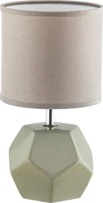 Zdjęcie produktu dla Lampa stołowa Galen szara E14 1X MAX 40W z wyłącznikiem