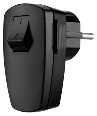 Immagine prodotto di REV 0512102555 Spina di sicurezza in plastica con interruttore 250 V Nero IP20 (0512102555)