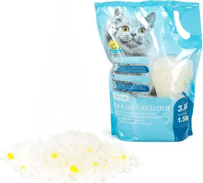 Immagine prodotto di Lettiera in silicone al profumo di limone 1,5 kg 3,8 l