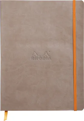 Image de Carnet de notes Flex 19x25cm ligné 90g/qm 80 feuilles gris souris