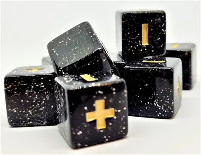 Produktbild von Würfelset: Fate/Fudge Black Powder (12)