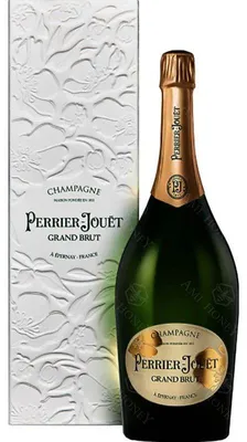 Produktbild von Perrier Jouet Grand Brut Champagner 750 ml in einer Schachtel