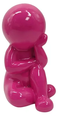 Produktbild von Present Time - Ornament Amigo Dreaming Medium - Leuchtendes Rosa - 14.8x11.2x20cm
