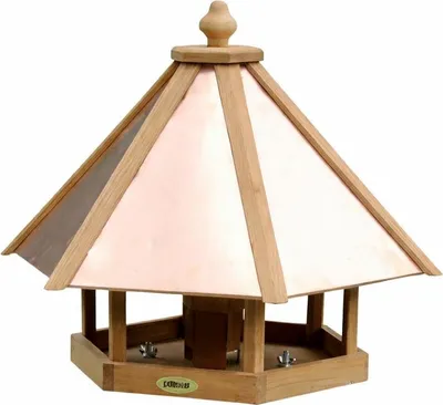 Produktbild von Dobar Vogelhaus mit Kupferdach 53,5 x 53,5 x 40 cm