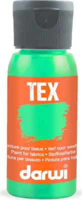 Produktbild von Darwi 4x DARWI Stoffmalfarbe, Flasche 50ml, Tannengrün Tannengrün DA0100050626C