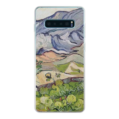 Produktbild von MuchoWow® Handyhülle Schutzhülle Hülle für Samsung Galaxy S10 Plus Die Alpen - Vincent van Gogh Silikon Softcase Handy Hülle - Schutzhülle