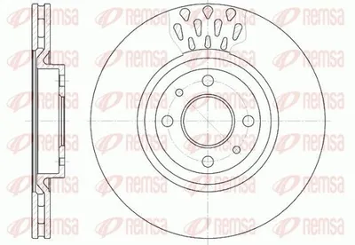 Produktbild von 2x REMSA Bremsscheibe 6315.10 vorne für FIAT 500 (312) PUNTO (188) 500 C (312)