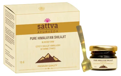 SHILAJIT HIMALAJSKI W FORMIE ŻYWICY 15 g - SATTVA (FOODS)
