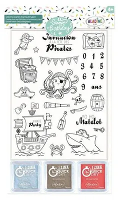 Obrázek produktu pro Razítka Stampo Birthday - piráti