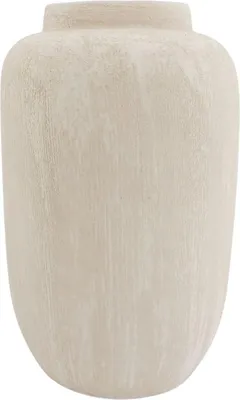 Produktbild von Bodenvase AVION 30cm - bauchig, creme beige Keramik, Ø 20cm CreaFlor Home