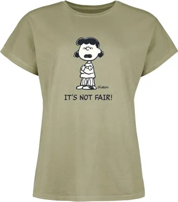 Produktbild von Peanuts T-Shirt Damen Lucy van Pelt - It´s Not Fair! grün L