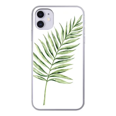 Produktbild von MuchoWow® Handyhülle Schutzhülle Hülle für iPhone 11 Pflanze - Aquarell Silikon Softcase Handy Hülle - Handytasche