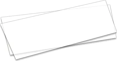 Produktbild von folia Transparentpapierzuschnitte 220 x 510 mm weiß (25 Bögen)