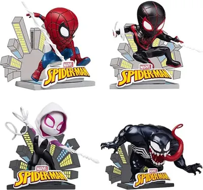 Image de Marvel Hero Box Attack Series Figurines Spider-Man 8 cm Présentoir (6)