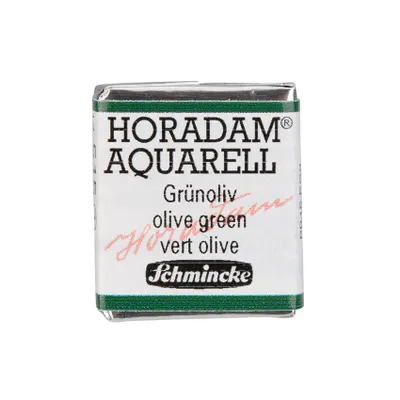Schmincke HORADAM Aquarell Gruenoliv Aquarell 14 515 044 1/2 Naepfchen