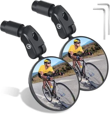 Produktbild von Famanu Fahrradrückspiegel 22 mm schwarz - unisex verstellbar