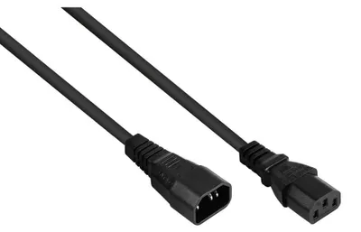 Produktbild von kabelmeister Kaltgeräteverläng. Stecker C14 / C13 schw. 5m