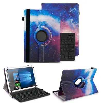 Produktbild von Schutzhülle Tastatur für Vale Tablet V11E LTE-4128 Tasche Bluetooth Hülle QWERTZFarben:Motiv 17