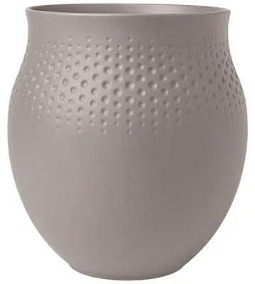Zdjęcie produktu dla Villeroy&Boch - Wazon Perle duży 16x18cm Manufacture Collier Taupe