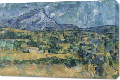 Obrázok produktu pre Obraz 90x60cm Mont Sainte-Victoire, Paul Cezanne Vintage Salon