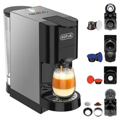 5-in-1 Kapsel-Kaffeemaschine, 800 ml, 19 bar, 1450 W, schwarz