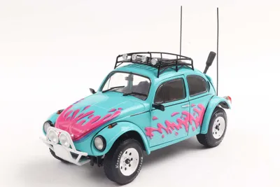 Imagen del producto de Solido 421186467, Volkswagen Beetle (Escarabajo) "All Road", 1976, color azul claro, escala 1:18