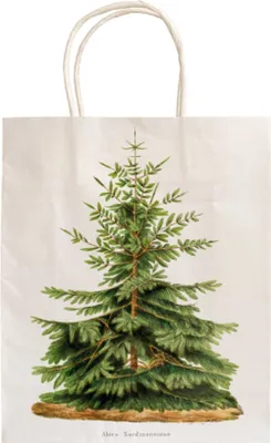 Produktbild von Papiertüte mit Weihnachtsbaum