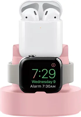 Immagine prodotto di Eko, stazione di ricarica per Apple Watch e AirPods / smartphone 2 in 1 in TPU resistente, rosa