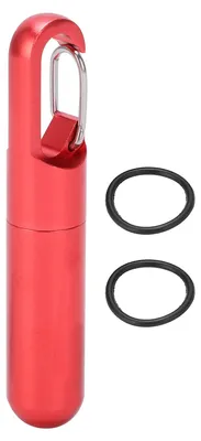 Produktbild von Winziges Schneidwerkzeug, multifunktional, EDC, tragbarer Schlüsselanhänger, Mini-Kapselmesser (rot)