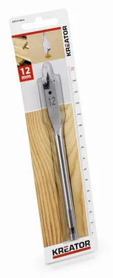 Obrázek produktu pro KREATOR KRT010804 - Plochý vrták do dřeva 12 x 152 mm