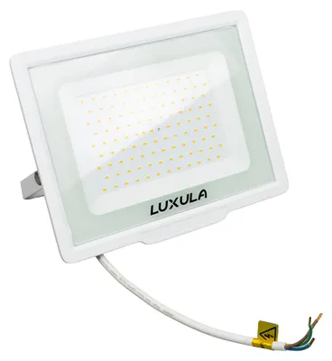 Obrázok produktu pre LUXULA LED reflektor, 100 W, 3000 K (teplá biela), biela, IP65