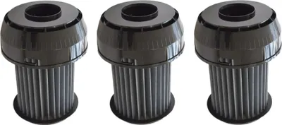 Produktbild von 3x Trade-Shop Lamellenfilter / Zylinderfilter / HEPA-Filter / Staubfilter für Bosch BGS6PRO1/01 BGS6PRO2/01 BGS6PRO3 BGS6PRO304 / Staubsauger