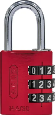 Produktbild von Zahlenschloss 144/30 rot Lock-Tag