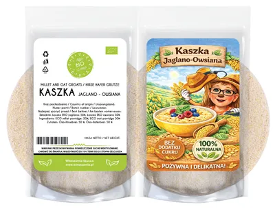 Produktbild von -Hirse-Haferflocken – 100 g, ein gesunder Snack für Kinder