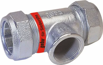 Produktbild von GEBO TG-Klemmverbinder, DN 50 - Ø 57 mm x 57 mm x IG 2 Zoll - für Siederohr