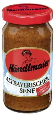 Produktbild von Händlmaier Altbayerischer Senf zubereitet mit feinem Meerettich 200ml