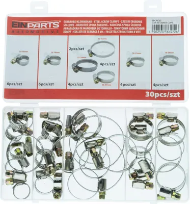 Zdjęcie produktu dla Zaciski ślimakowe 1057 mm STAL 30 sztuk
