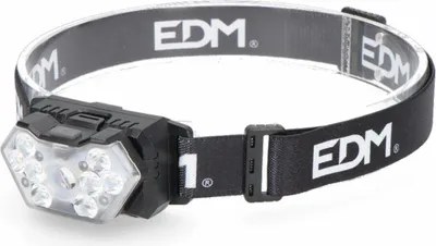 Produktbild von LED-Kopf-Taschenlampe EDM 5 W 8 W 400 lm