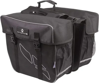 Produktbild von Famanu Fahrradtasche Amsterdam Double 30L Schwarz - Robust und Geräumig