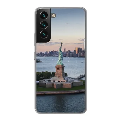 Produktbild von MuchoWow® Handyhülle Schutzhülle Hülle für Samsung Galaxy S22 Plus New York - Freiheitsstatue - Skyline Silikon Softcase Handy Hülle - Schutzabdeckung