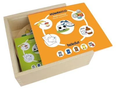 Produktbild von Humanico Puzzle Muelltrennung 30 Teile Holz ab 4 Jahren mit Holzbox