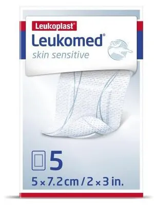 Immagine prodotto di Leukomed pelle sensibile sterile 5x7,2 cm 5 pz