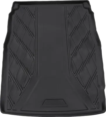 Image de Tapis De Coffre Pour Bmw Série 5 2011-2016 Noir Tpe 1 Pc Motif De Diamant À Face Plate Arrière Antidérapant