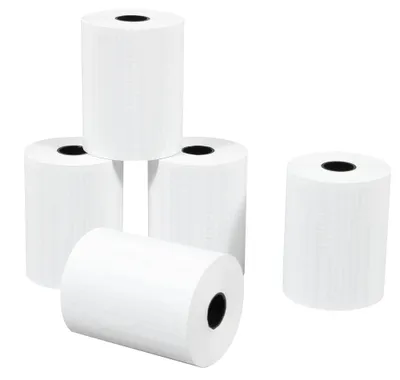 Produktbild von Dots Thermorollen Ec-Cash.Therm.57mmx25m Kern-Ø 12mm 27741589 SEPA-Lastschrifttext 5 Rollen