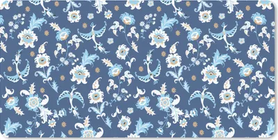 Produktbild von MuchoWow® Schreibtischunterlage Muster - Vogel - Blumen 80x40 cm - XXL Mauspad - Gaming Mauspad