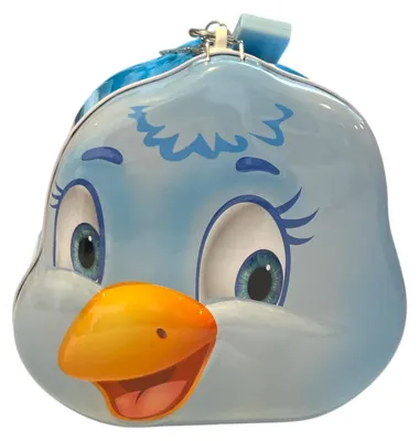 Produktbild von Spardose aus Metall, niedliche Spardose in Tierform mit Schloss und Schlüssel, große Größe für Jungen und Mädchen - Ente, Krabbe, Dinosaurier, Baby-Einhorn, Pinguin (blaues, formbares Material)