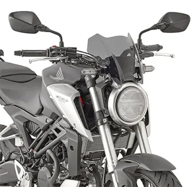 Produktbild von Givi A1164 Honda Cb 125 R/cb 300 R Windschutzscheibe Schwarz  Schwarz One Size