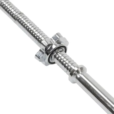 Obrázek produktu pro Physionics Činková chromovaná tyč 165 cm, hvězdicové zámky