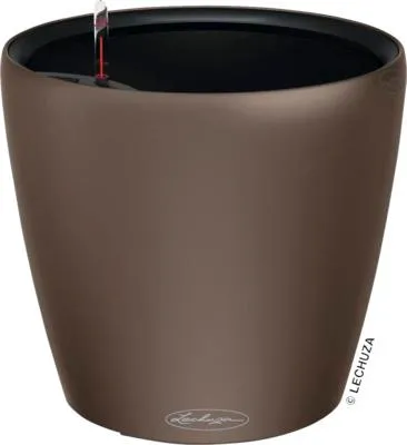 Produktbild von Pflanztopf Lechuza Classico Color LS Kunststoff Ø 35 cm H 32,5 cm muskat inkl. Erdbewässerungsystem
