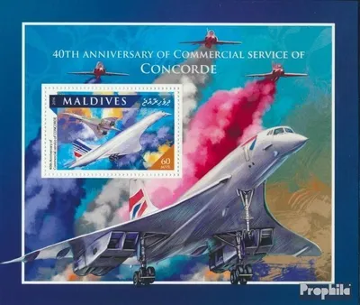 Produktbild von Briefmarken Malediven 2016 Mi Block 1013 (kompl. Ausg.) postfrisch Concorde